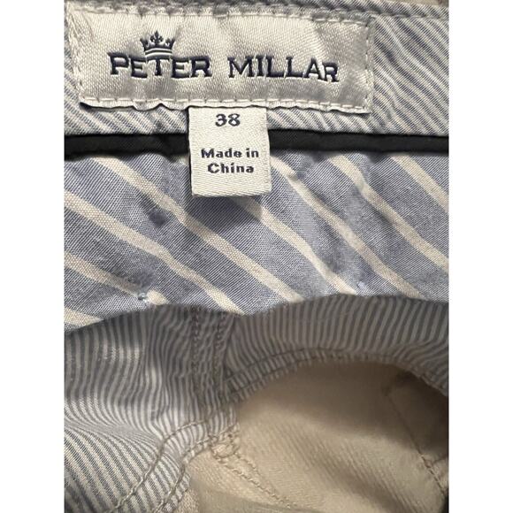 Peter Millar Mens White Corduroy Pants Size 38 Straight Leg Everyday Trousers - Picture 6 of 7
